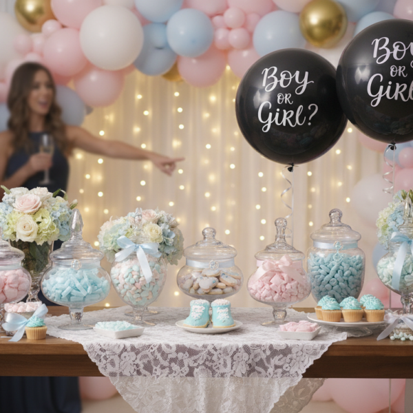 Gender Reveal Sweets Box